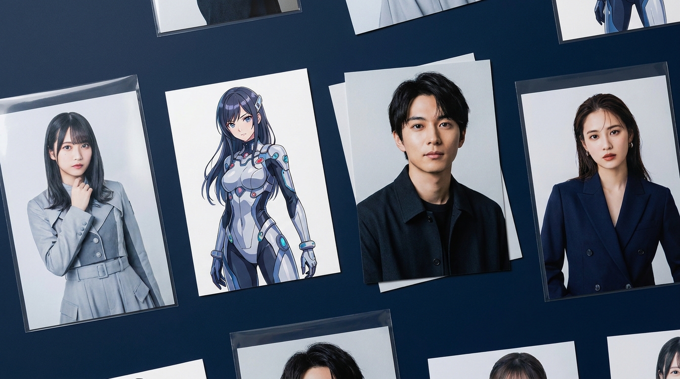 アイドル・アニメ・タレントの生写真・ブロマイドを個別OPP封入で納品